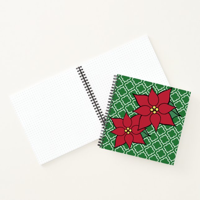 Christmas Holiday Recipe Cookbook Gift Notebook (Inside)