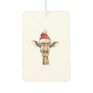 Christmas Holiday Season Xmas Giraffe Car Air Freshener