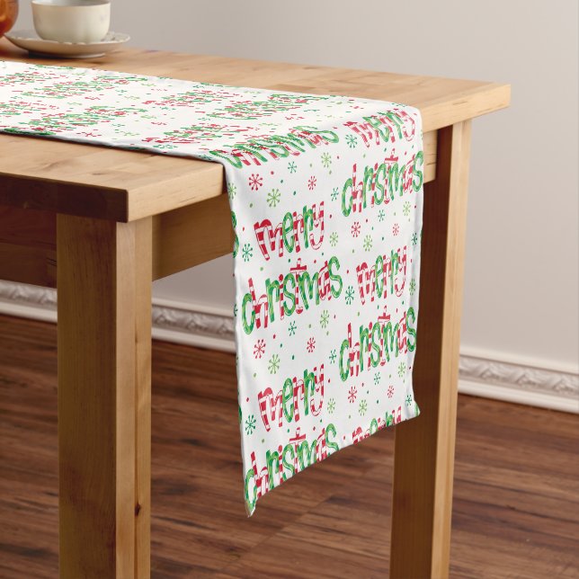 Christmas Holiday  Short Table Runner (In Situ)
