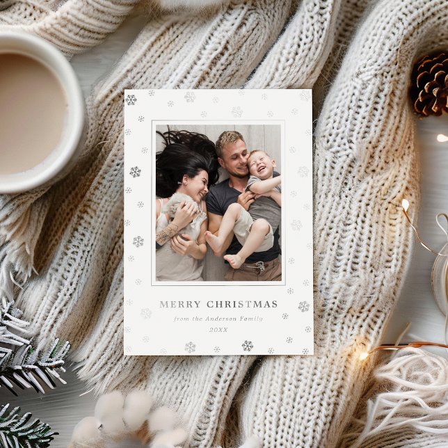 Christmas Holiday Snowflakes Modern Whimsical (Creator Uploaded)