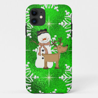 Christmas Holiday Snowman iPhone5 case mate barely