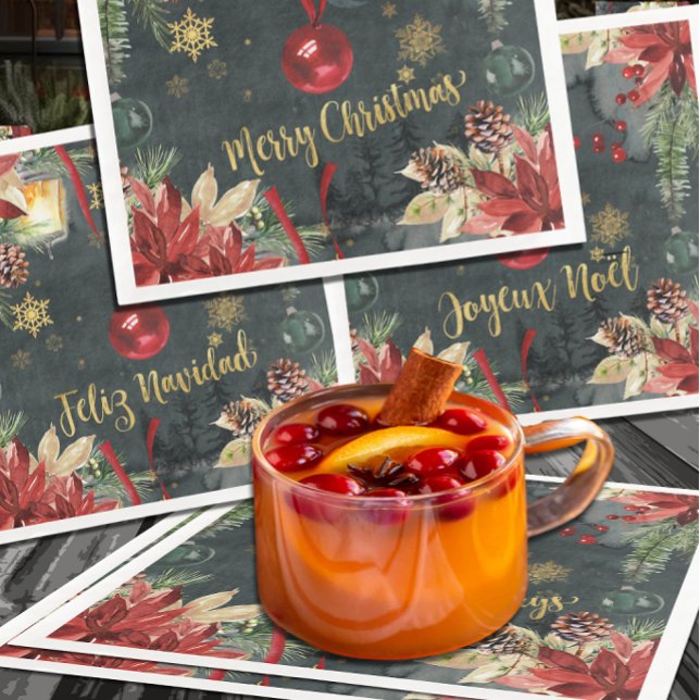 Christmas Holiday Splendour Napkin (Creator Uploaded)