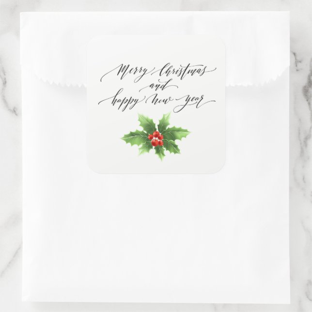 Christmas Holiday Stickers (Bag)