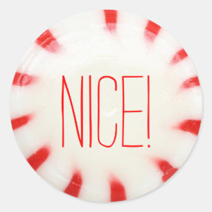 Christmas Holiday Stickers Naughty Or Nice