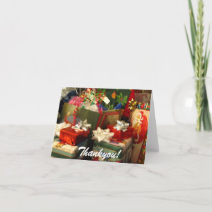 Christmas Holiday Thank you Card