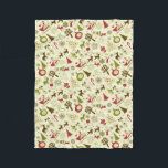 Christmas Holiday Traditions Fleece Blanket<br><div class="desc">Adorable fleece blanket full of Christmas holiday cheer. There's Christmas ornaments,  reindeer,  trees,  stockings and more!   Perfect to snuggle up by the fire during the holiday season with your special someone!  Make some Christmas holiday traditions!</div>