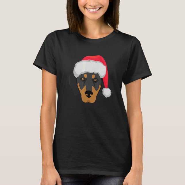 Christmas Holiday Transylvania Hound Dog Mum Dad S T-Shirt (Front)