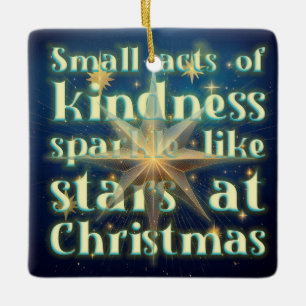 Christmas Holiday Tree Ornament & Holiday Message