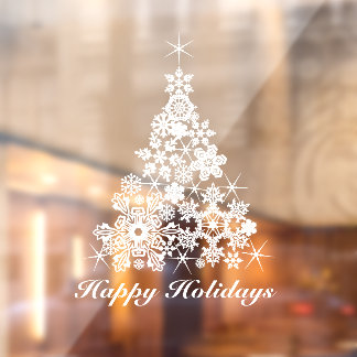 Christmas holiday tree white custom