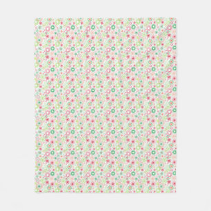 Christmas Holiday vintage spirals Fleece Blanket