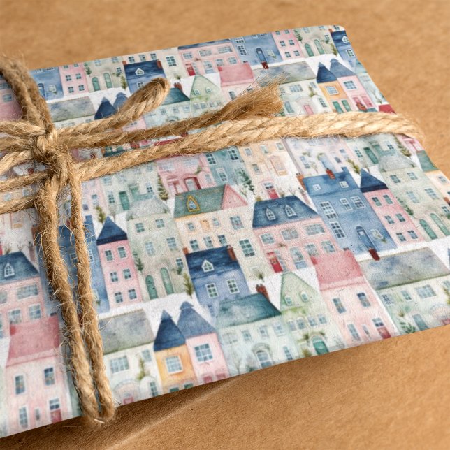 Christmas holiday Watercolor Colourful Tissue Pape Tissue Paper (Creator Uploaded)