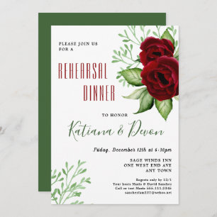 Christmas Holiday Wedding Bridal Shower Invitation