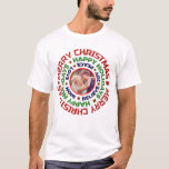Christmas Holiday Wedding Family Photo Personalise T-Shirt<br><div class="desc">Merry Christmas Happy Holidays Wedding Family Photo Personalise T-Shirt is a great to wear for the Christmas season with your photograph. It has the words of Christmas: Merry Christmas, Happy Holidays, Peace, Joy, Love and Believe. Personalise it in the centre by replacing your wedding or family photo with your photograph....</div>