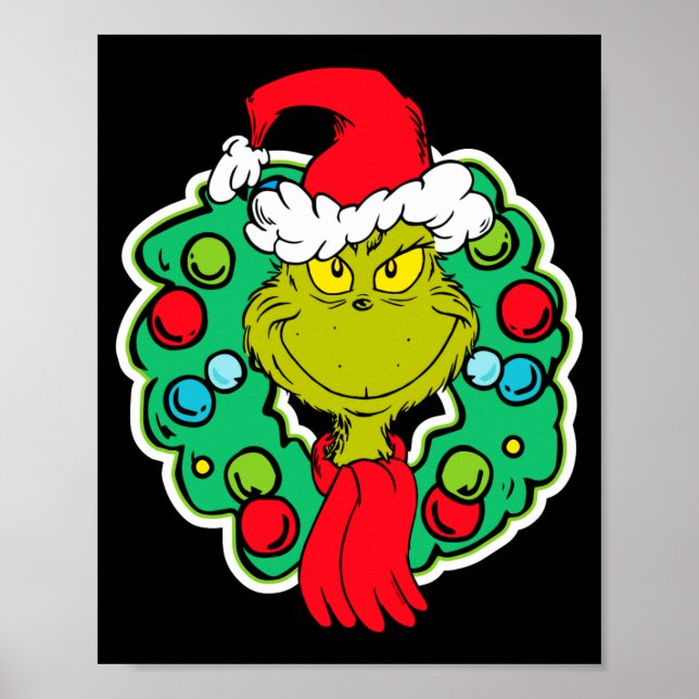 Christmas Holiday Wreath  Poster (Front)