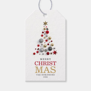 Christmas Holiday Xmas Tree Corporate Family Gift Tags