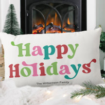 Christmas Holidays Bright Fun Colours Modern Retr