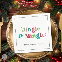 Christmas Holidays Bright Fun Colours Modern Retr