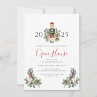 Christmas Holidays Nutcracker Berries Open House