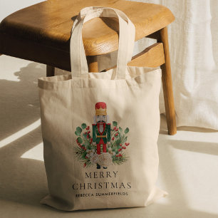 Christmas Holidays Nutcracker Festive Personalised Tote Bag