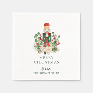 Christmas Holidays Nutcracker Script Paper Napkin