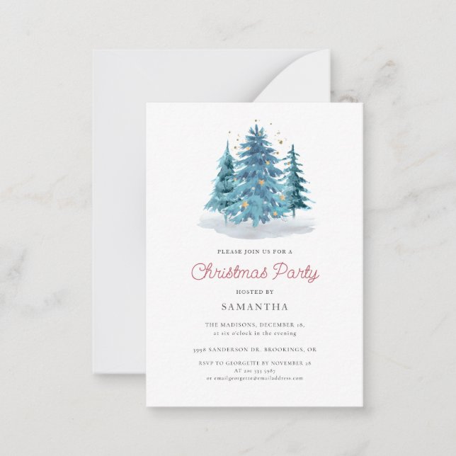 Christmas Holidays Party Invitation (Front)