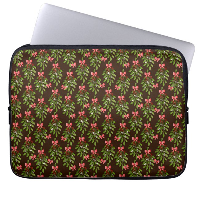 Christmas Hollies - Laptop Sleeve (Front)