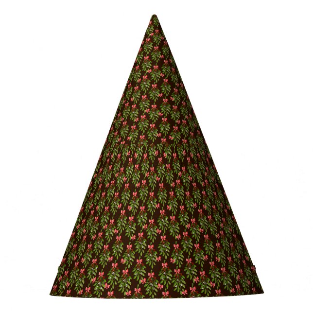 Christmas Hollies - Party Hat (Front)