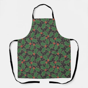 Christmas Holly Apron