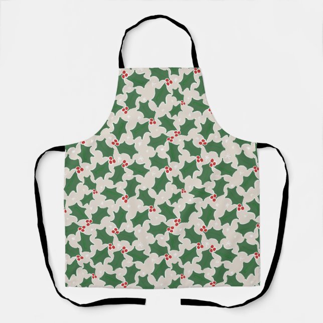 Christmas Holly Apron (Front)