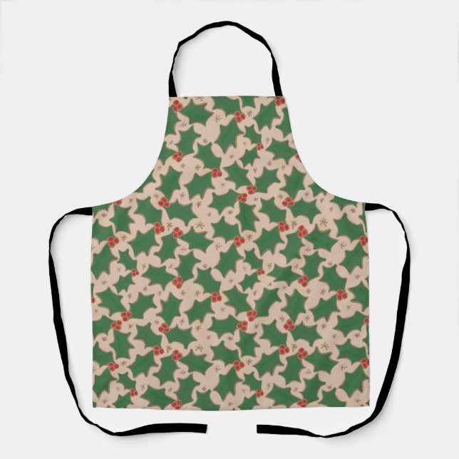 Christmas Holly Apron (Front)