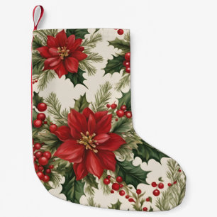 Christmas Holly & Berries Christmas Stocking