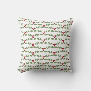 Christmas Holly Berries  Cushion