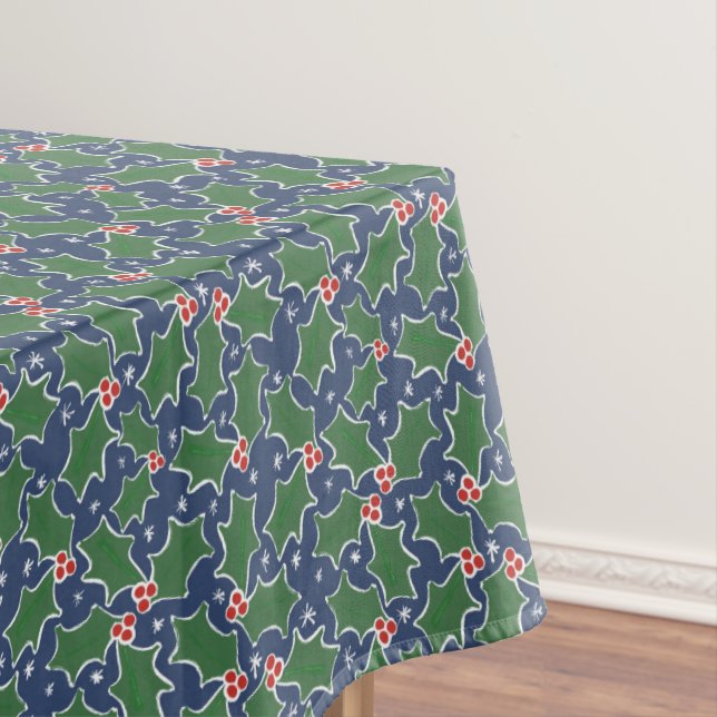 Christmas Holly Tablecloth (In Situ)