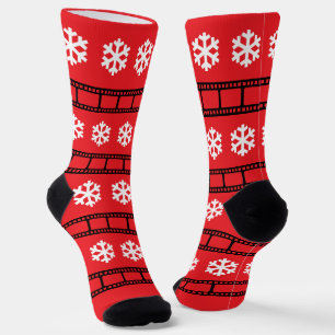 Christmas Hollywood Movie Filmmaker Festive Socks