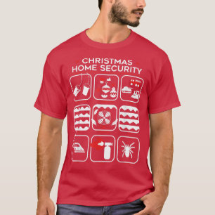 Christmas Home Security Funny T-Shirt