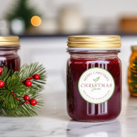 Christmas Homemade Jam Greenery