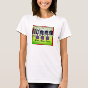 Christmas Hoo Hoo Hoo Trio of Owls Cloisters T-Shirt