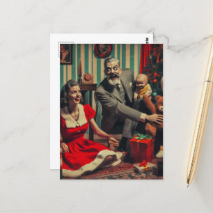 Christmas Horror Postcard