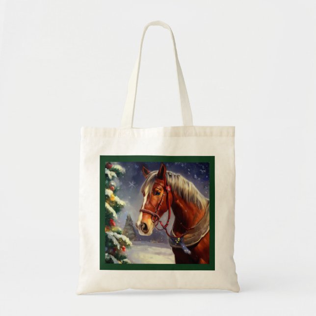 Christmas Horse 1 Tote Bag (Front)
