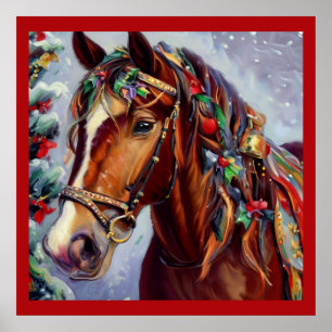 Christmas Horse 2 Poster