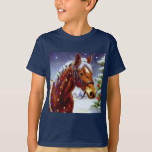 Christmas Horse 3 T-Shirt