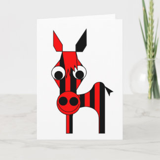Christmas Horse Holiday Card