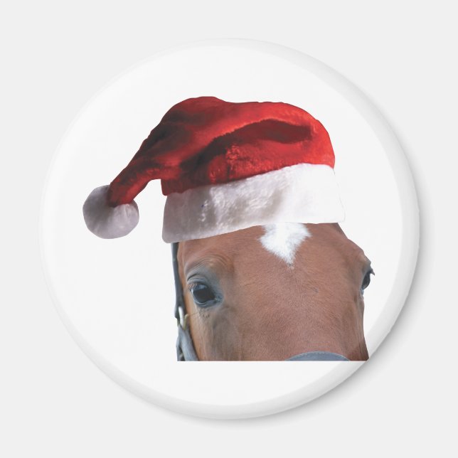 Christmas Horse Magnet (Front)