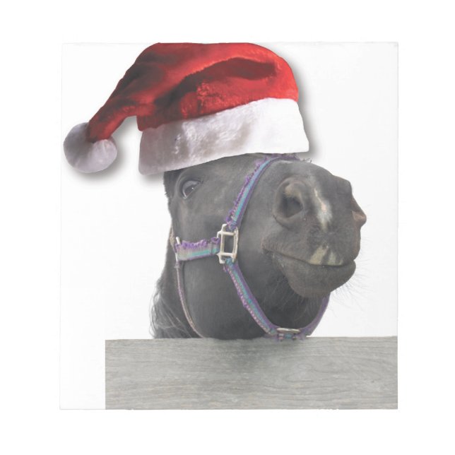Christmas Horse Notepad (Front)
