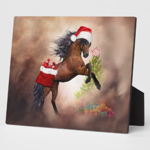 Christmas Horse Plaque
