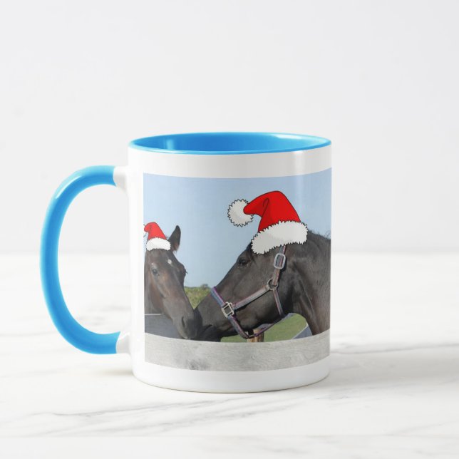 Christmas Horse & Pony Mug (Left)