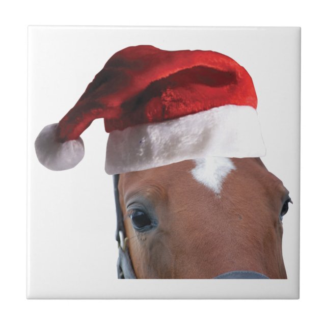 Christmas Horse Tile (Front)