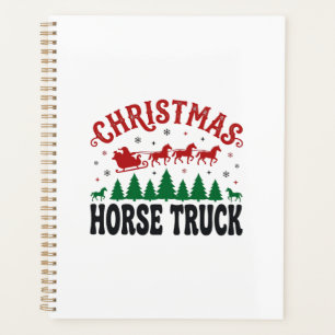 Christmas Horse Truck Western Santa Sleigh Design Planner