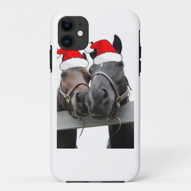 Christmas Horses Case-Mate iPhone Case (Back)