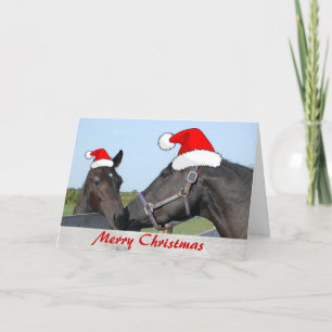 Christmas Horses Holiday Card